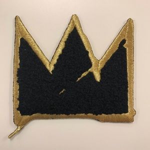 4” chenille / embroidered patch crown